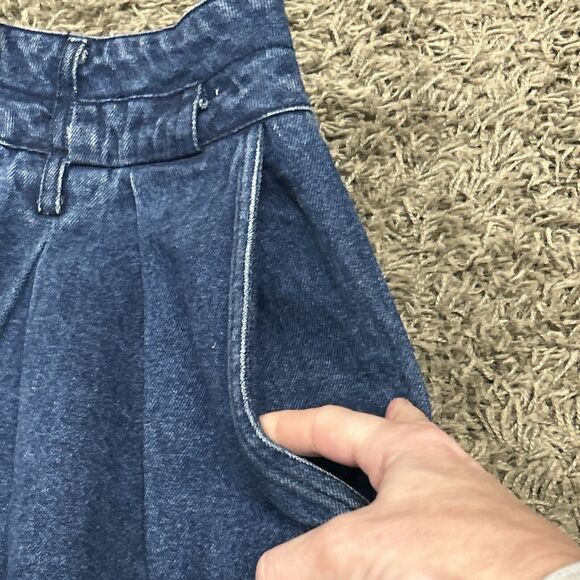 Private Collection House Of Lloyd Jean Skirt Womens 13/14 Denim Button Pockets - Picture 6 of 8